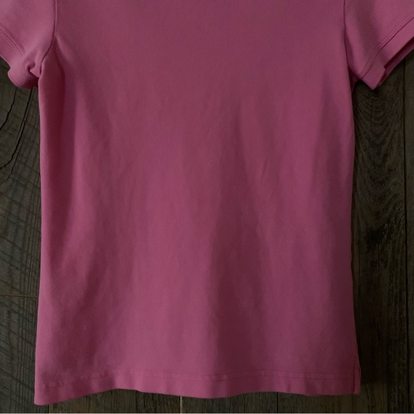 Women’s XS LILLY PULITZER Bright Pink Piqué Cotton Short Sleeve Polo Shirt EXC - Picture 10 of 11